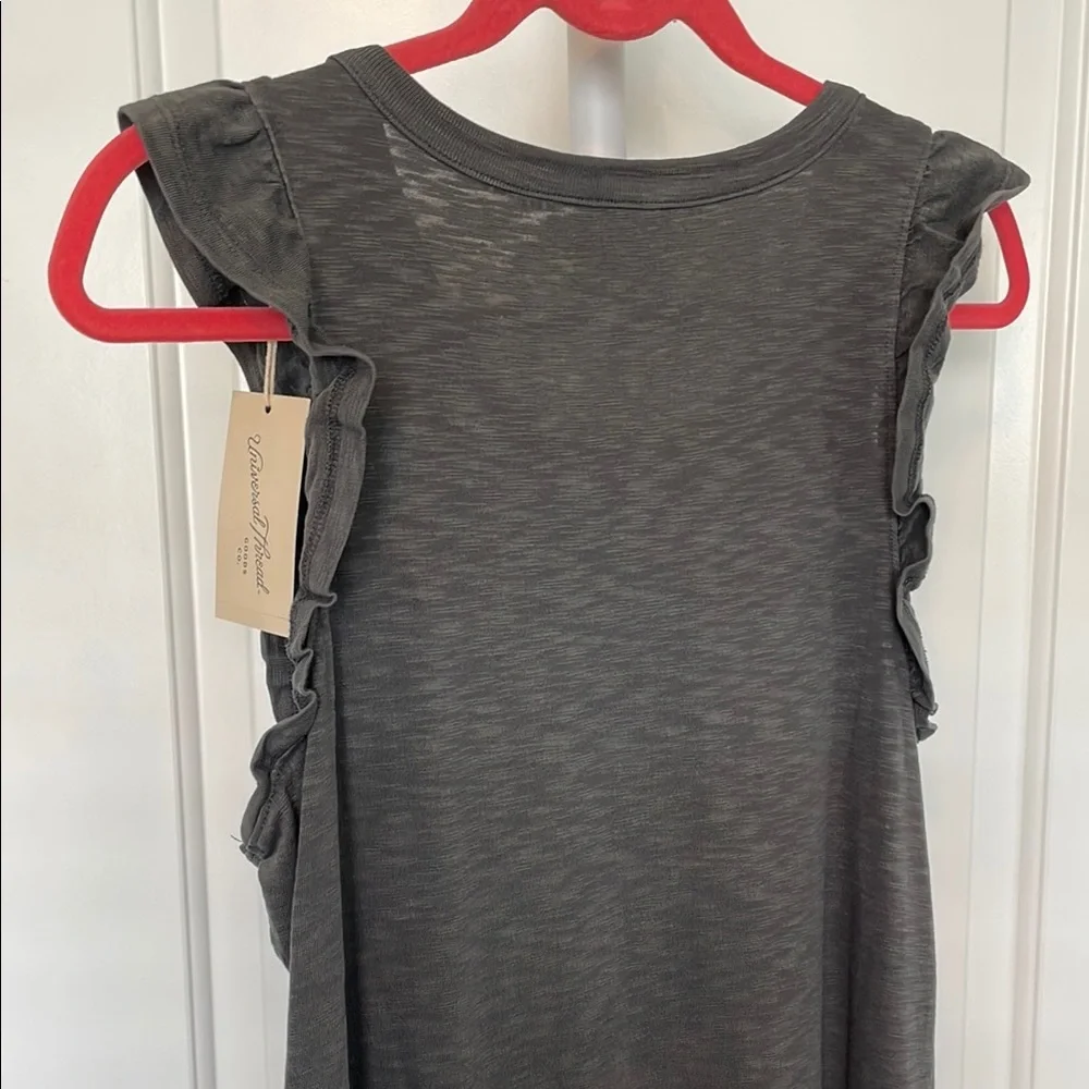 Universal Thread Gray Sleeveless Crew Neck Maxi Dress
